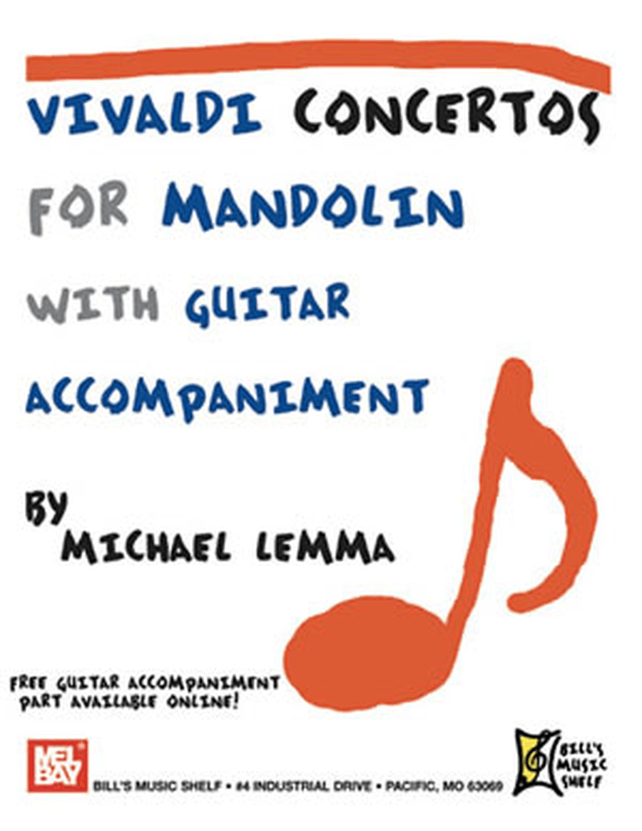 Vivaldi Concertos for Mandolin Classical Guitar scores gallery preview page 1