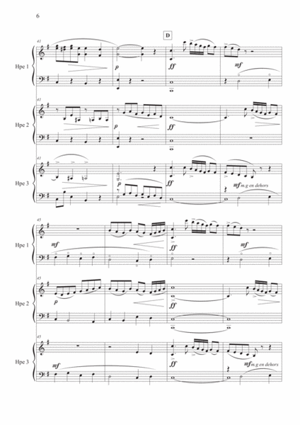 PAVANE de Gabriel Fauré pour 3 harpes image number null