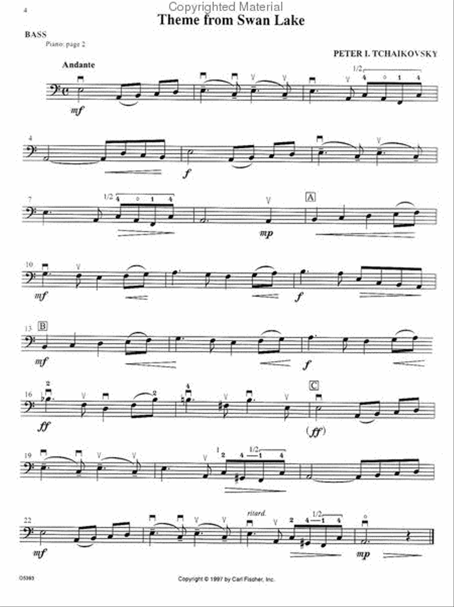 Masterworks Melody Book For Strings String Orchestra scores gallery preview page 2