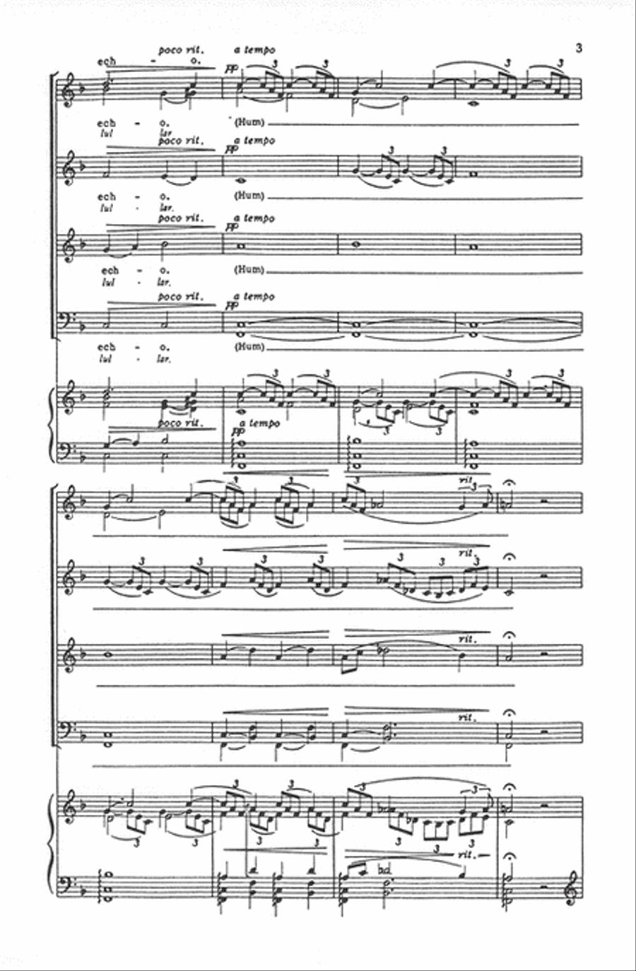 Aftonen - SATB divisi Divisi scores gallery preview page 3