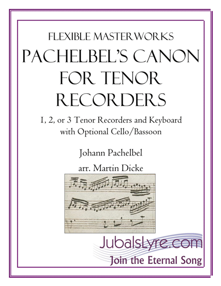 Canon (Tenor Recorder and Keyboard) image number null
