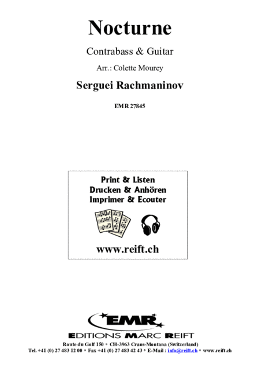 Nocturne Double Bass scores gallery preview page 2