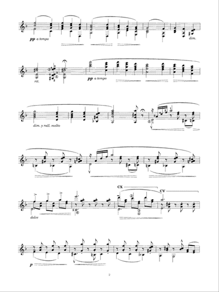 Cordoba Acoustic Guitar scores gallery preview page 2