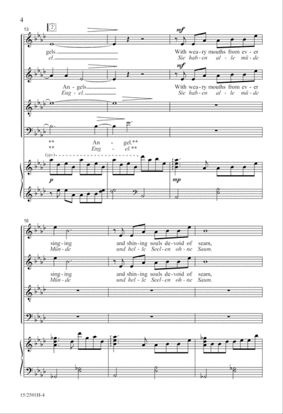 The Angels (Die Engel) The Angels (Die Engel) 4-Part scores gallery preview page 5