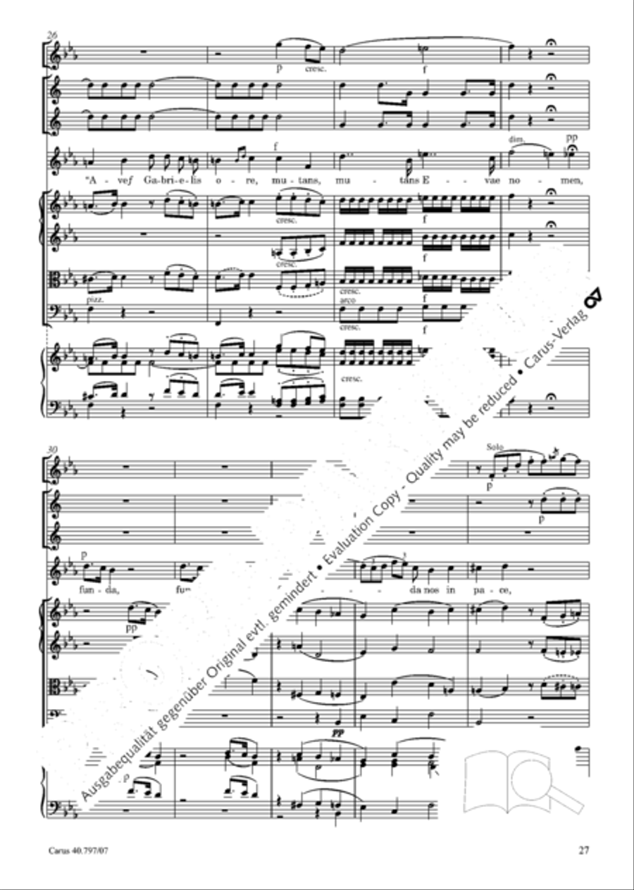 Ave maris stella (Ave maris stella (Ave, Stern der Meere)) Flute scores gallery preview page 28