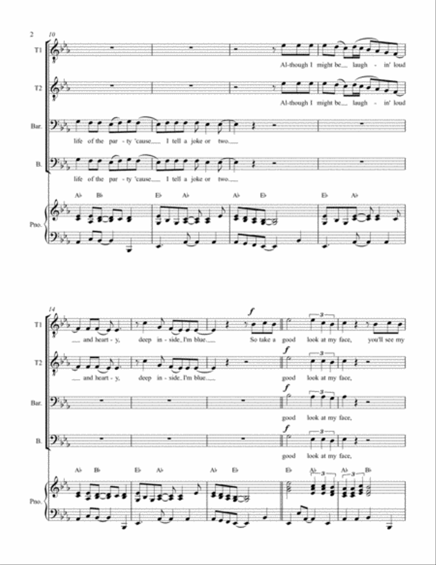 The Tracks Of My Tears TTBB scores gallery preview page 2