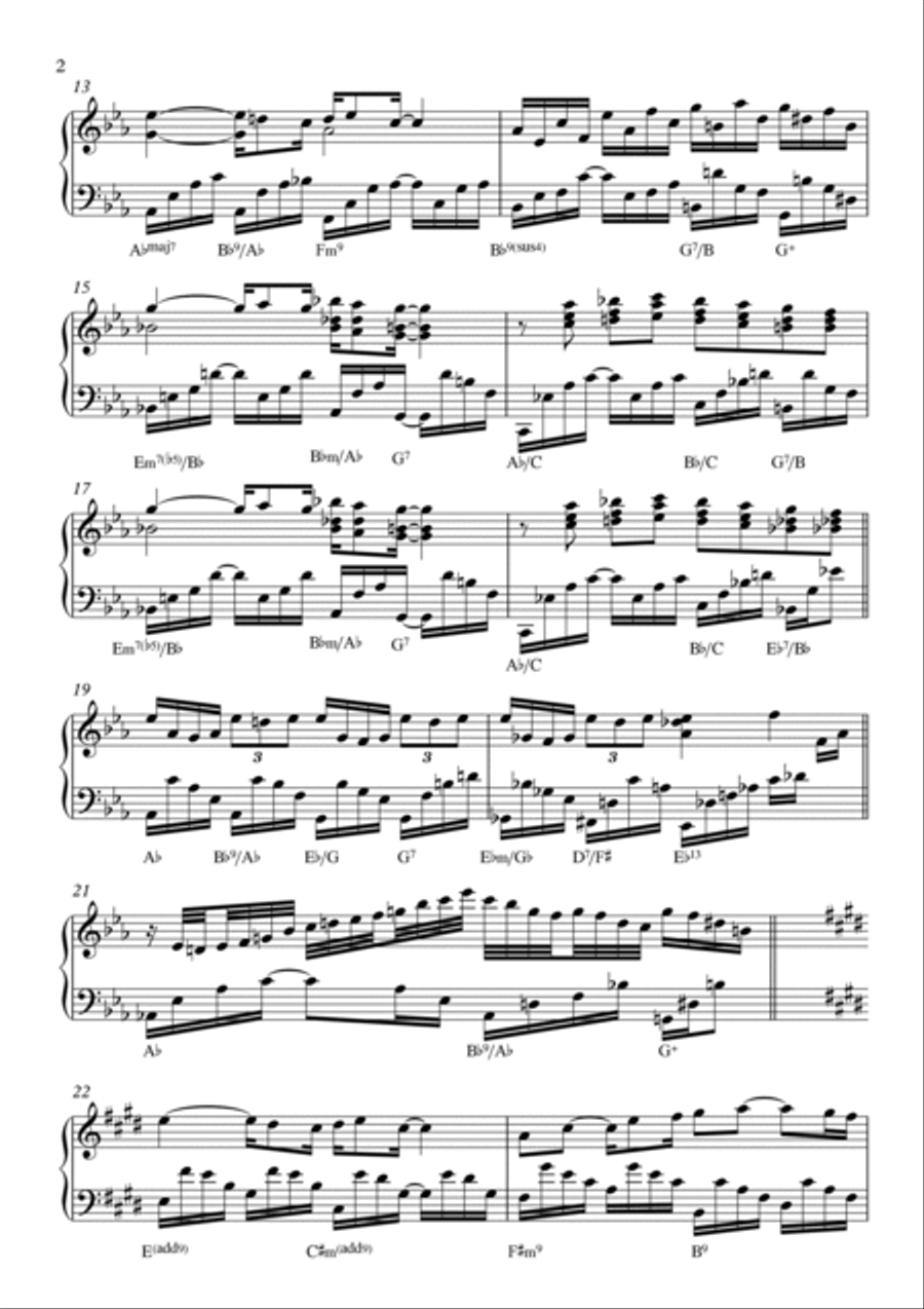 Il Cielo In Una Stanza Piano Solo scores gallery preview page 2