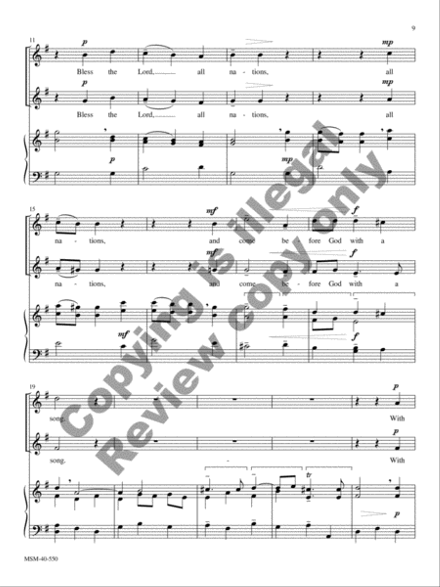 Sing Praise Voice Solo scores gallery preview page 7