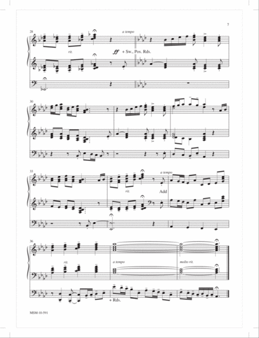 Joyful, Joyful Joyful, Joyful Organ scores gallery preview page 5
