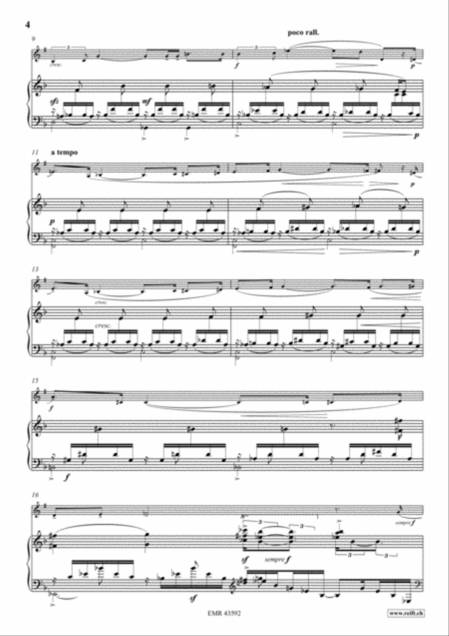 Praludium No. 1 Praludium No. 1 Bass Clarinet scores gallery preview page 4