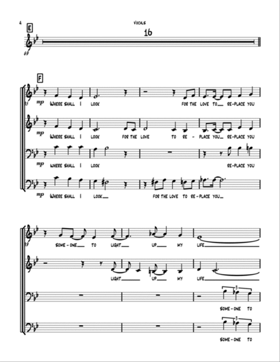 Someone To Light Up My Life (se Todos Fossem Iguais A Voce) Divisi scores gallery preview page 4
