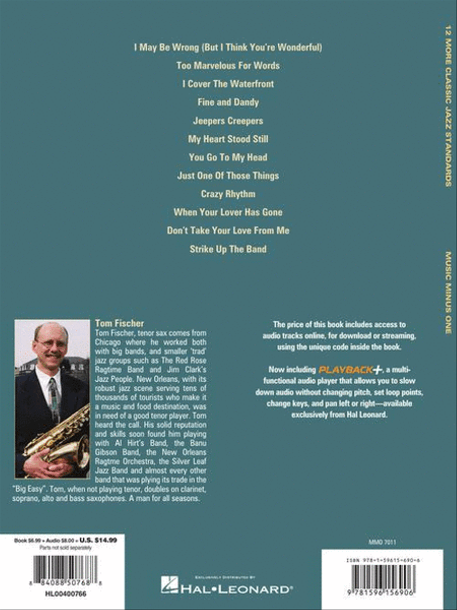 12 More Classic Jazz Standards Tenor Saxophone scores gallery preview page 8