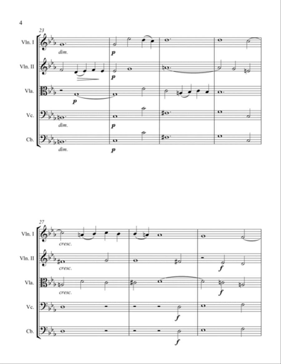 Adagio String Orchestra scores gallery preview page 4