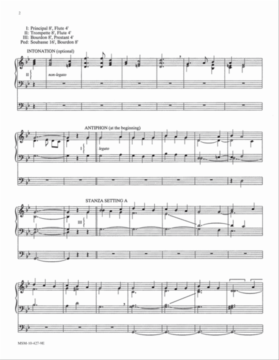 O filii et filiae O filii et filiae Organ scores gallery preview page 2