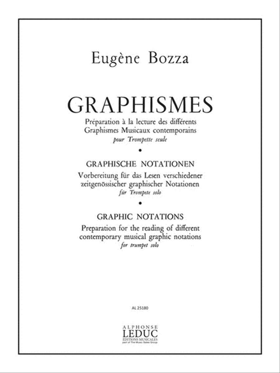 Graphismes (trumpet Solo) Trumpet Solo scores gallery preview page 1