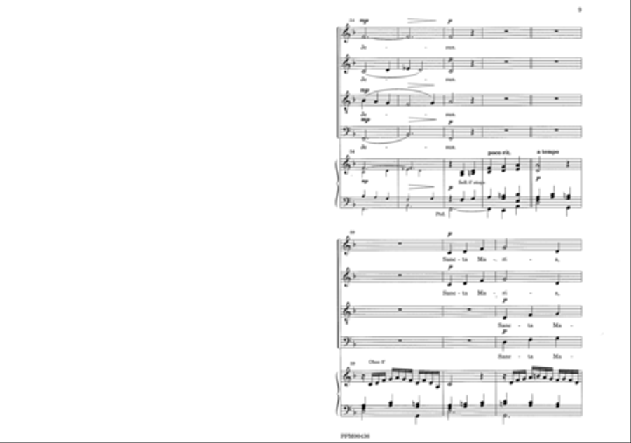Ave Maria Ave Maria 4-Part scores gallery preview page 12