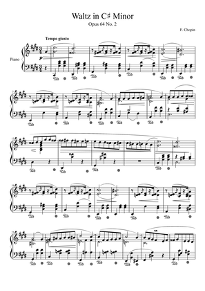 Chopin Waltz Op. 64 No. 2 in C Sharp Minor