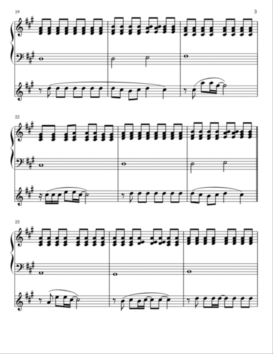 Somewhere Only We Know Score and Parts scores gallery preview page 3