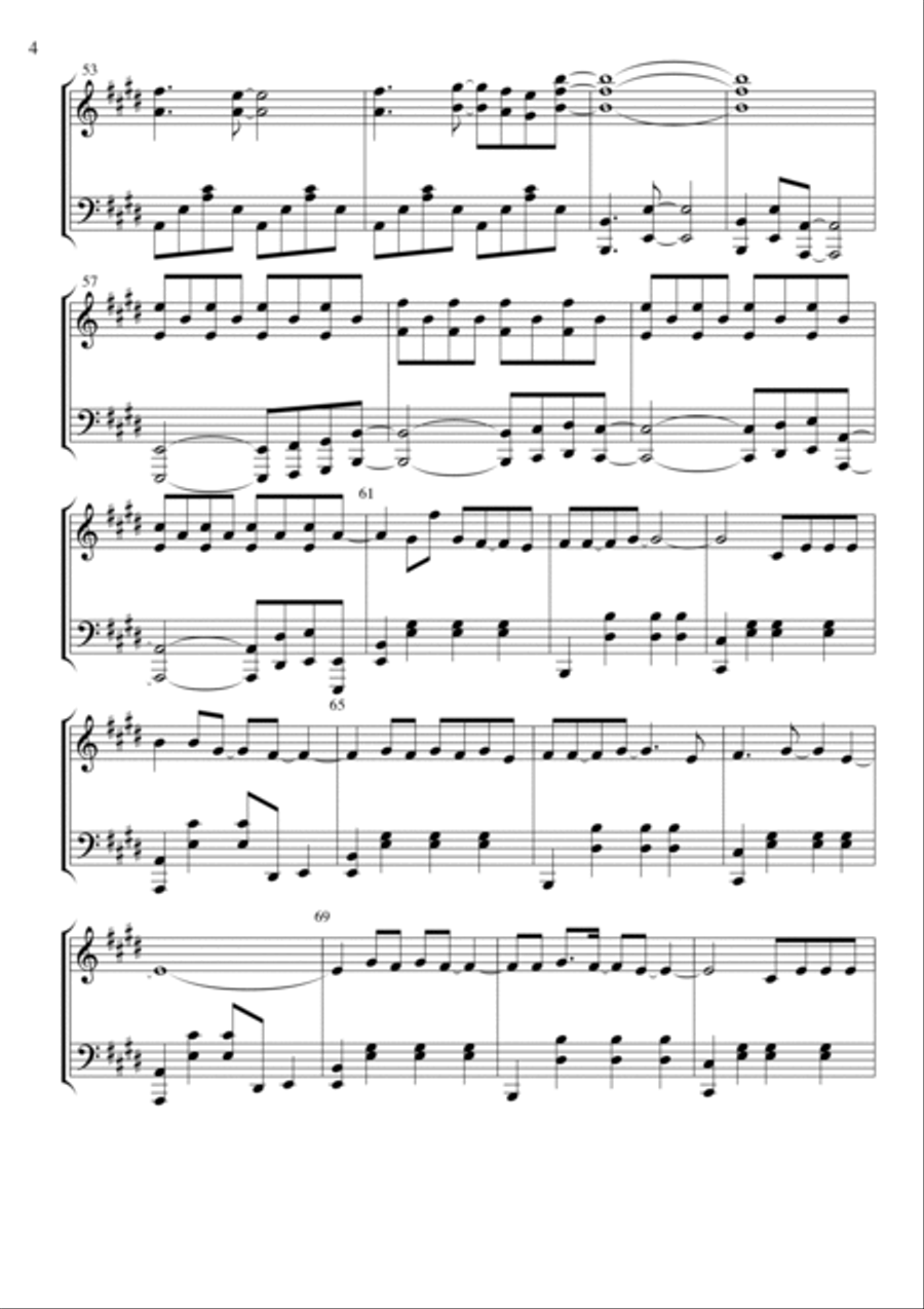 Don't Stop Believin' Piano Solo scores gallery preview page 4
