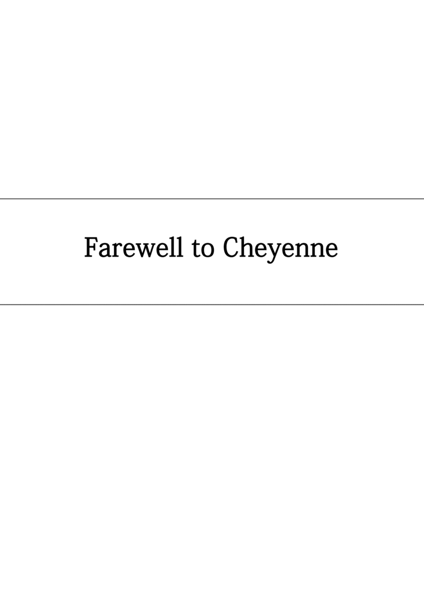 Farewell To Cheyenne image number null