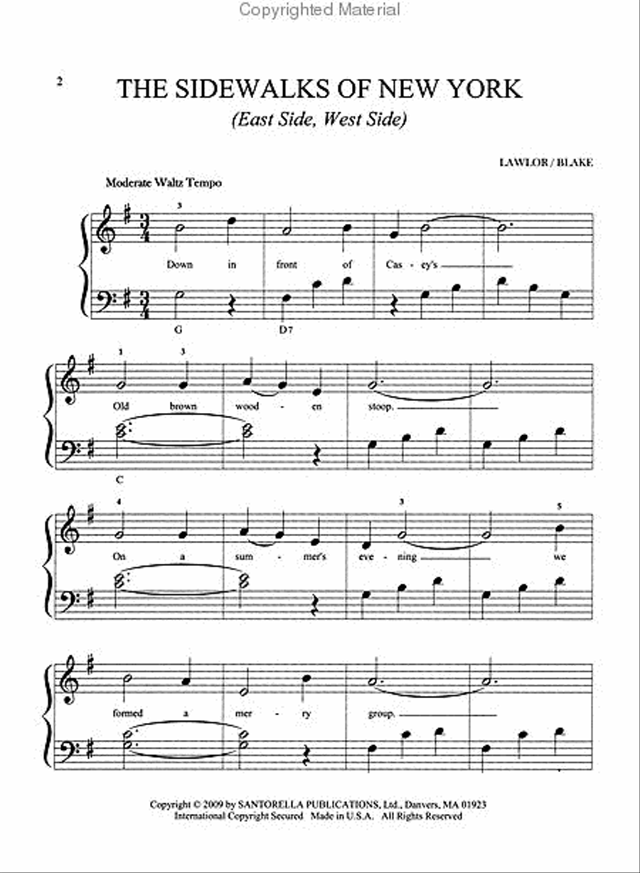 101 Popular "Three Chord" Easy Favorites for Piano