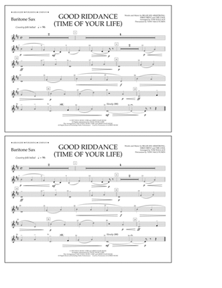 Good Riddance (Time of Your Life) - Baritone Sax
