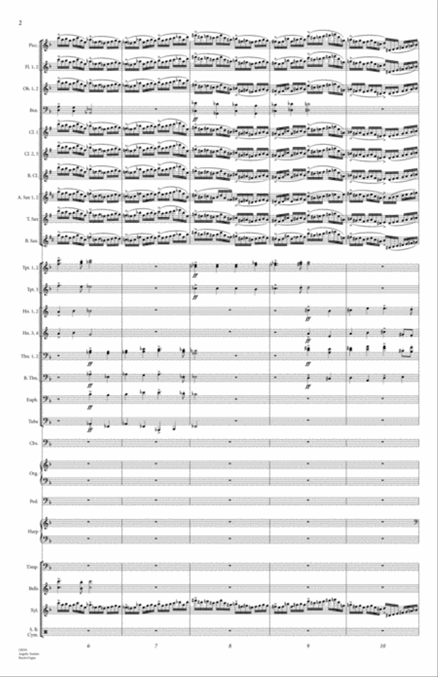 Angelic Fanfare Concert Band scores gallery preview page 3