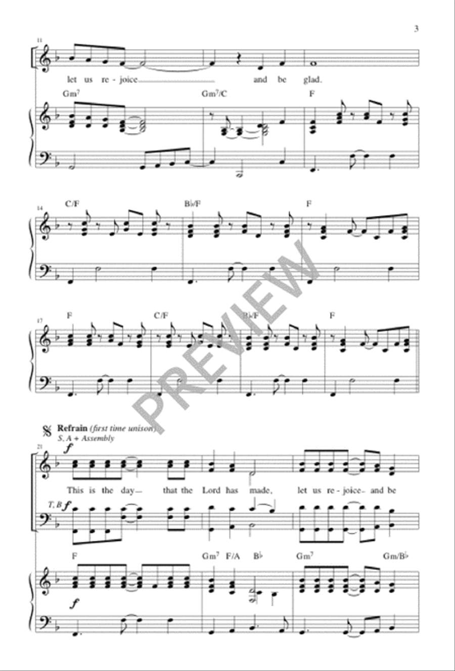 This Is the Day This Is the Day 4-Part scores gallery preview page 3