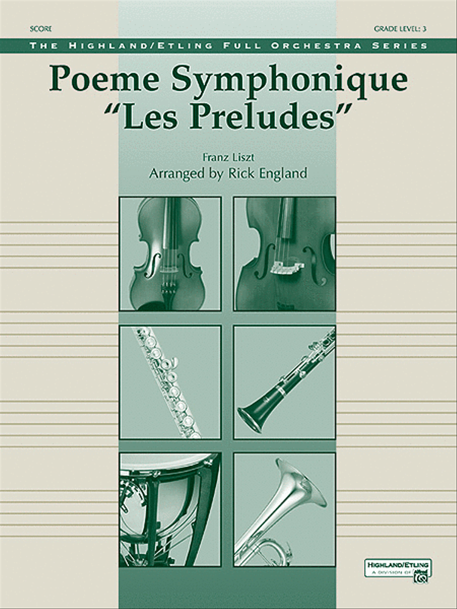 Poeme Symphonique Les Preludes Full Orchestra scores gallery preview page 1