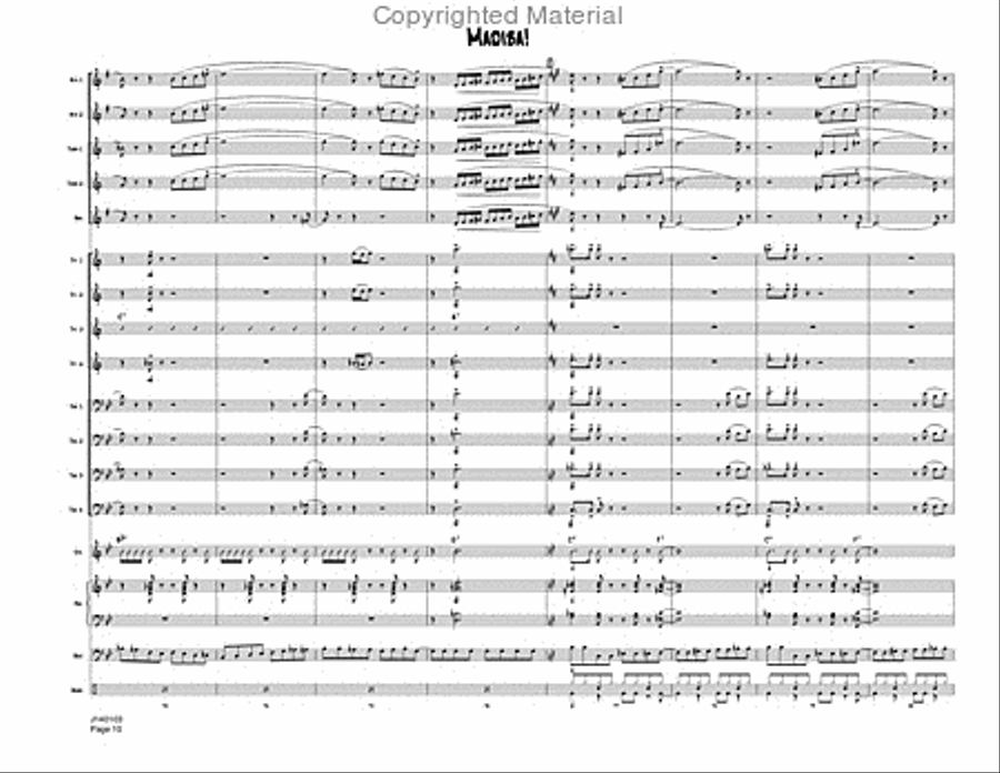 Madiba Jazz Ensemble scores gallery preview page 13