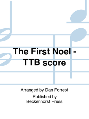 Book cover for The First Noel - TTB score