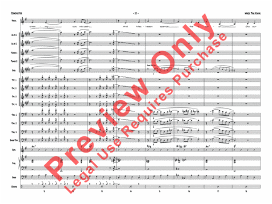 Mack the Knife Jazz Ensemble scores gallery preview page 15