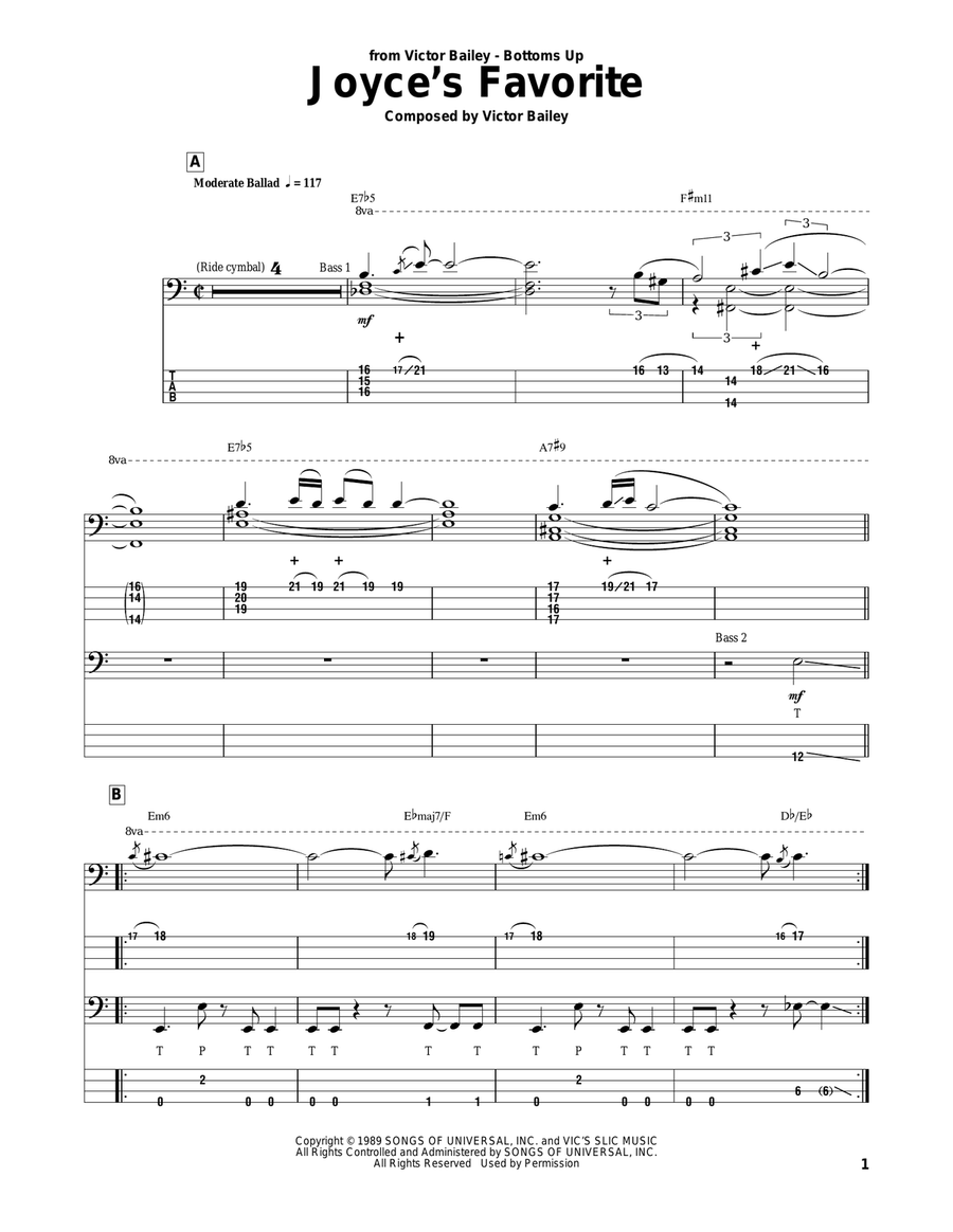 Joyce's Favorite Joyce's Favorite Acoustic Guitar scores gallery preview page 1