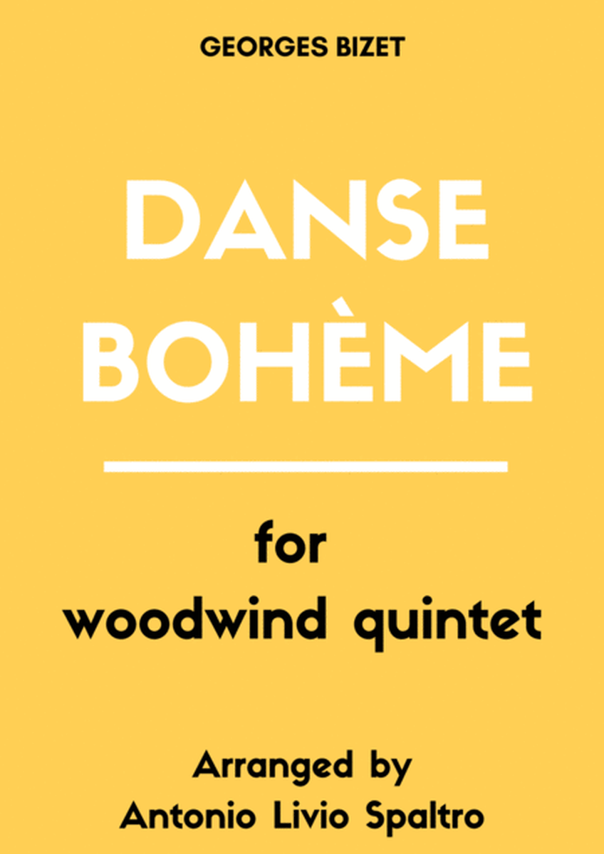 Danse Bohème (from Carmen) for Woodwind Quintet image number null