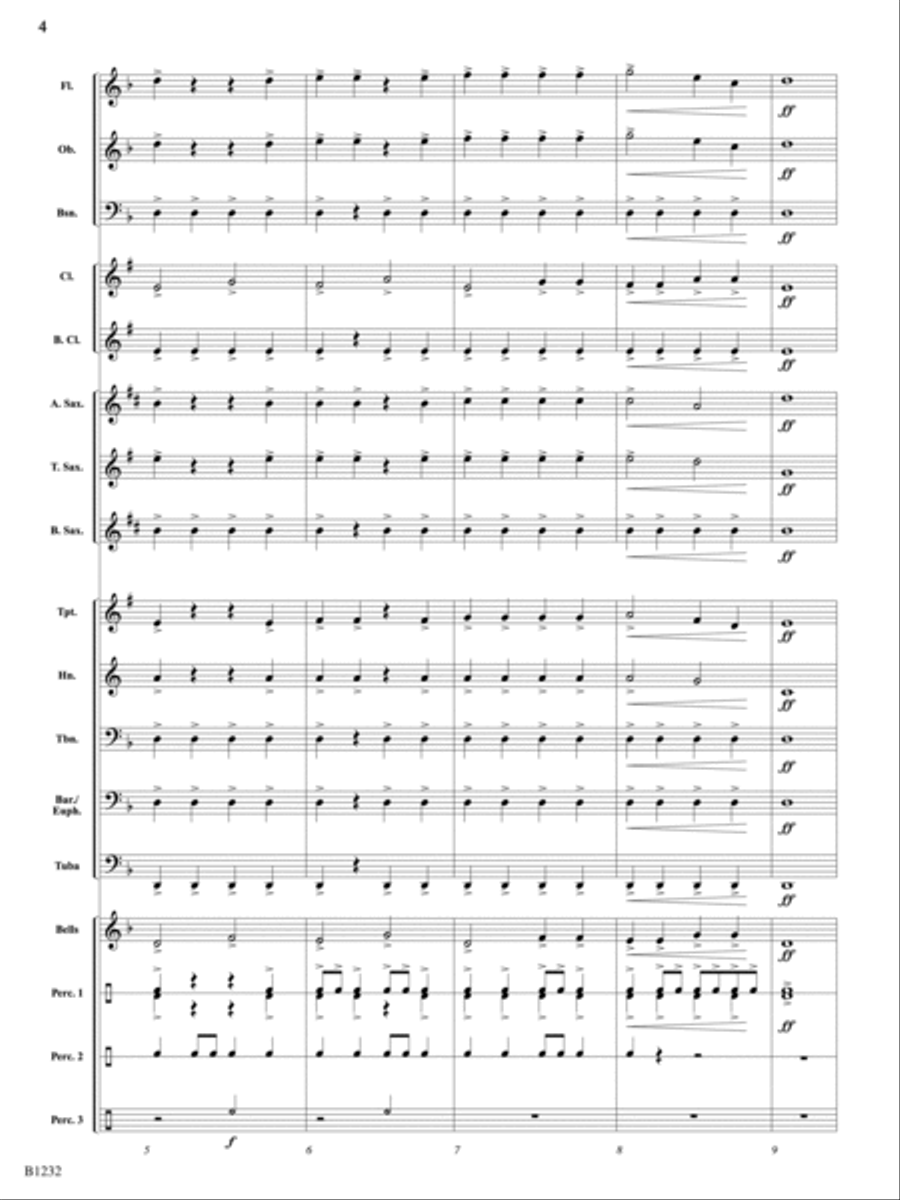 Dragon Slayer: Score Concert Band scores gallery preview page 4