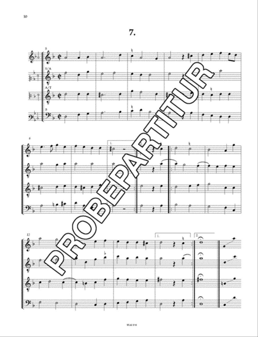 Der ander Theil Deutscher Gesang und Tantze 4-Part scores gallery preview page 11