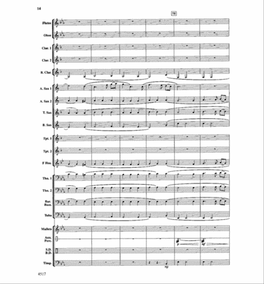 Stone Creek Episode Concert Band scores gallery preview page 15