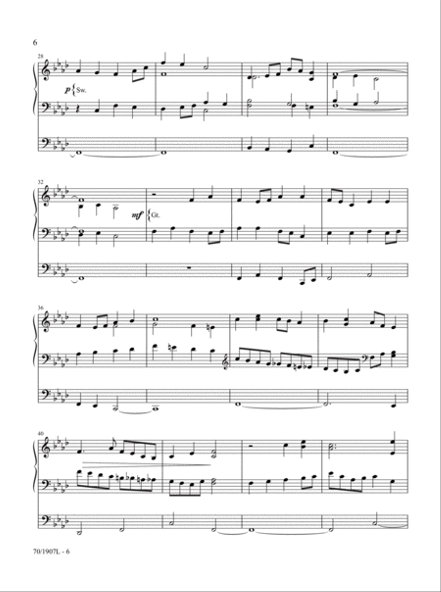The Organist's Library, Vol. 57 Organ scores gallery preview page 6