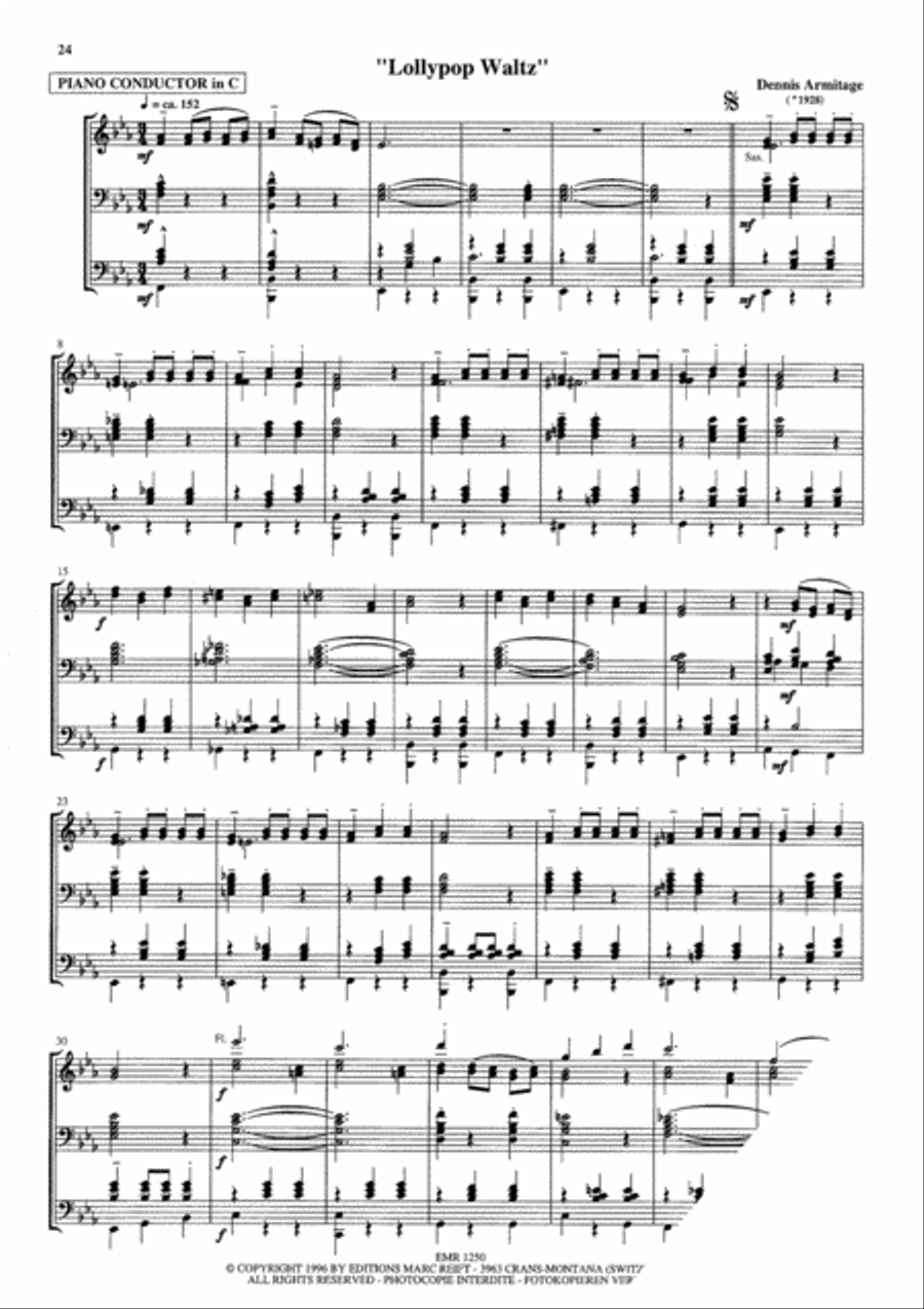 Happy Times Concert Band scores gallery preview page 13
