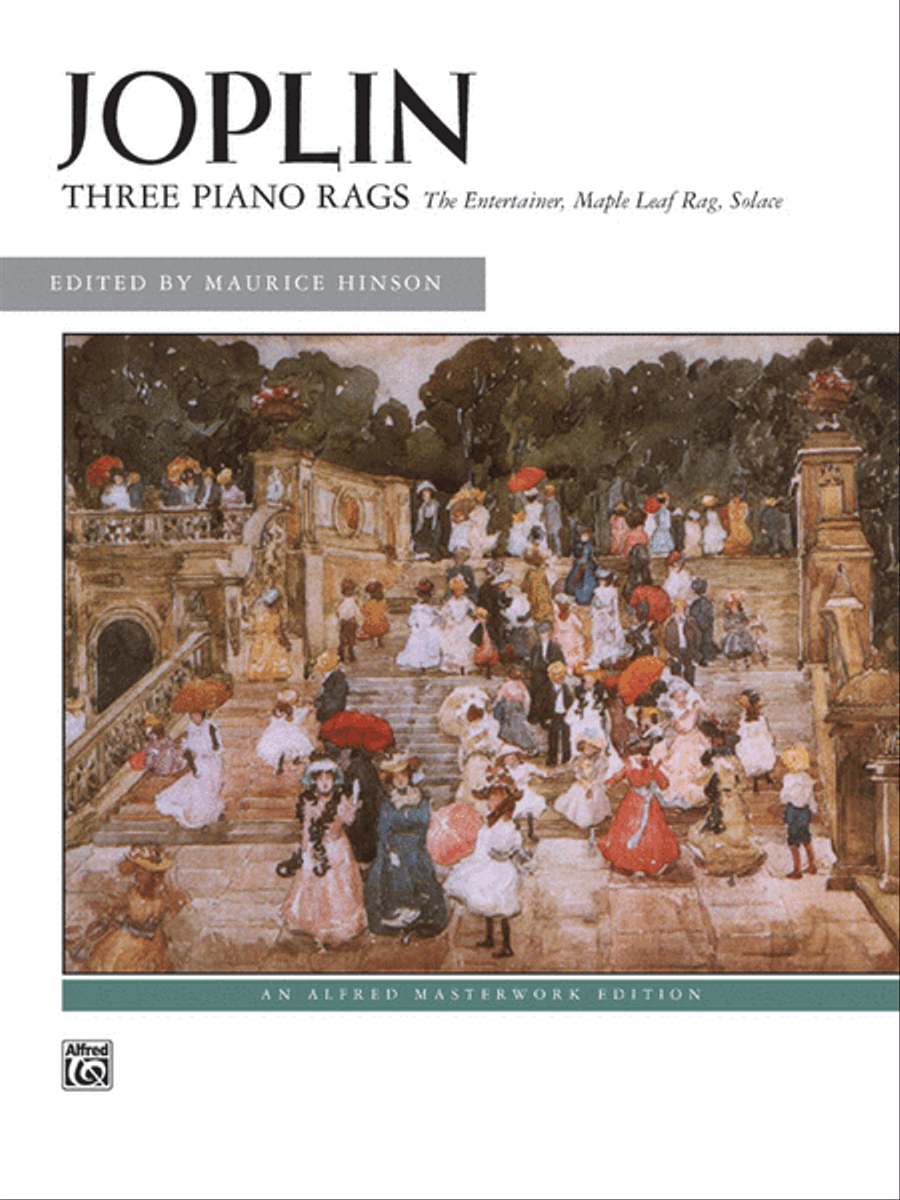 Joplin -- Three Piano Rags Piano Solo scores gallery preview page 1