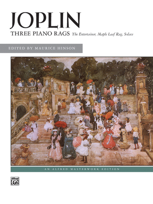 Book cover for Joplin -- Three Piano Rags