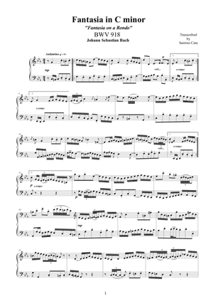 Fantasia on a Rondo in C minor BWV 918