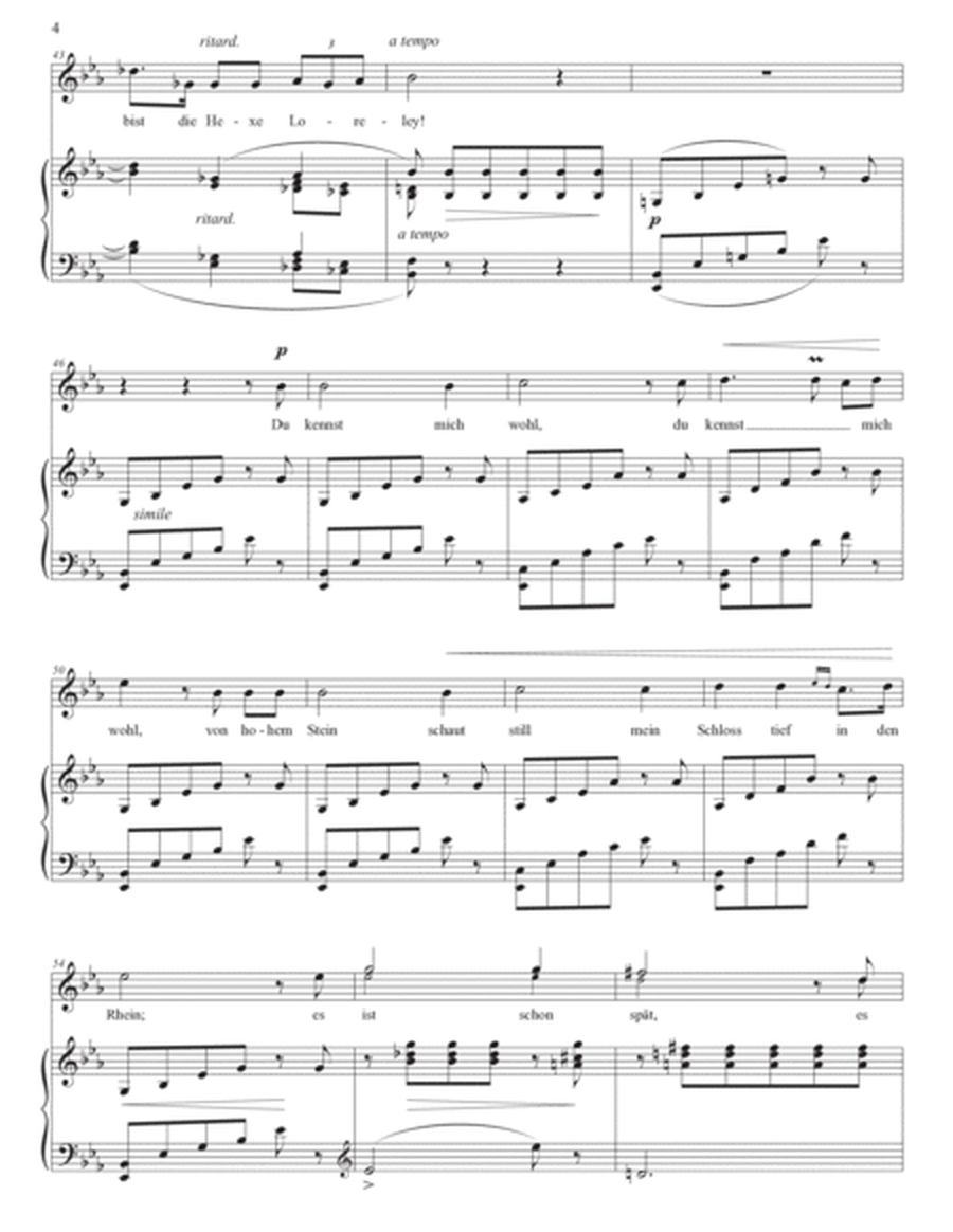 SCHUMANN: Waldesgespräch, Op. 39 no. 3 (transposed to E-flat major, D major, and D-flat major)