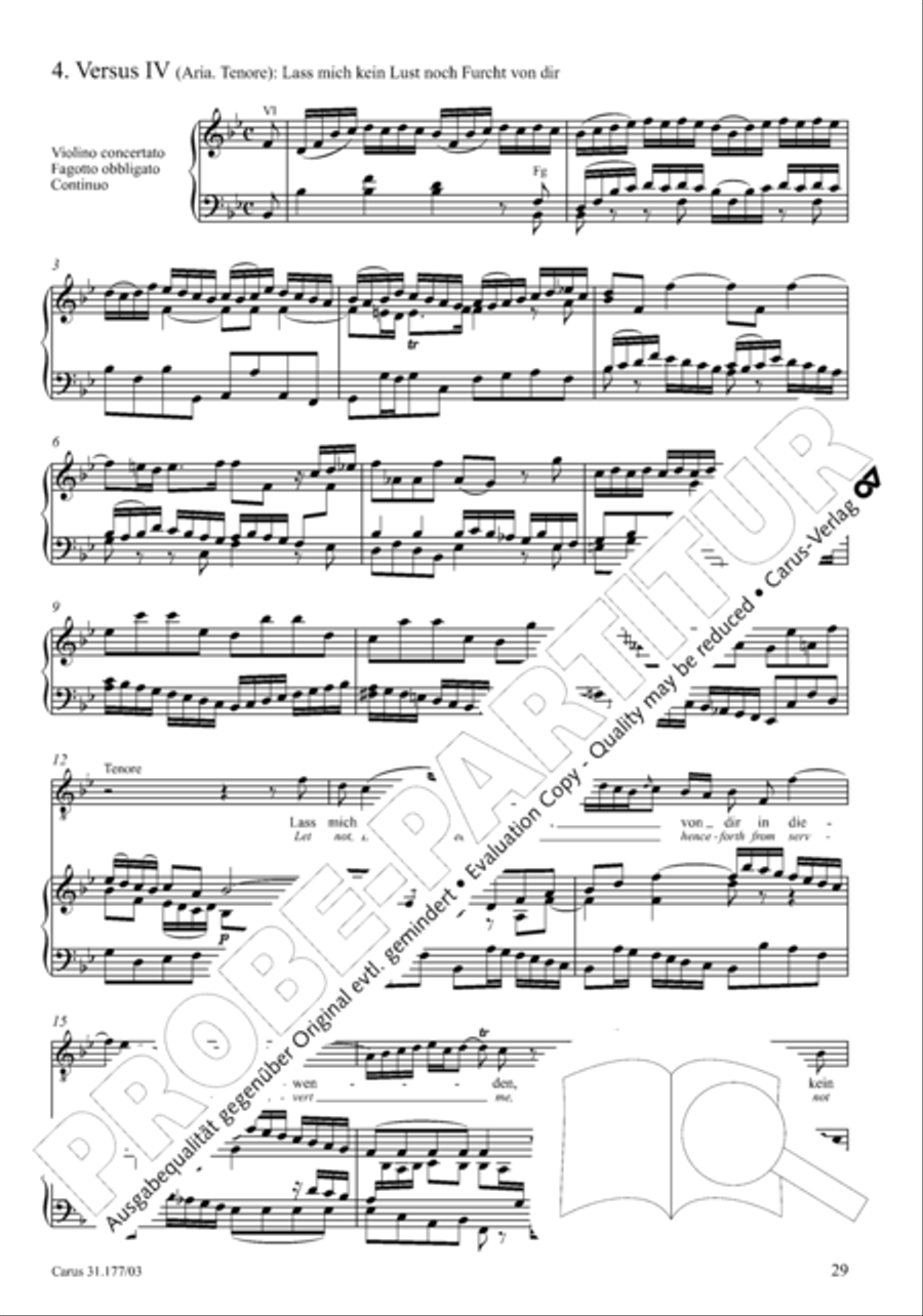 I cry to thee, Lord Jesus Christ (Ich ruf zu dir, Herr Jesu Christ) 4-Part scores gallery preview page 30