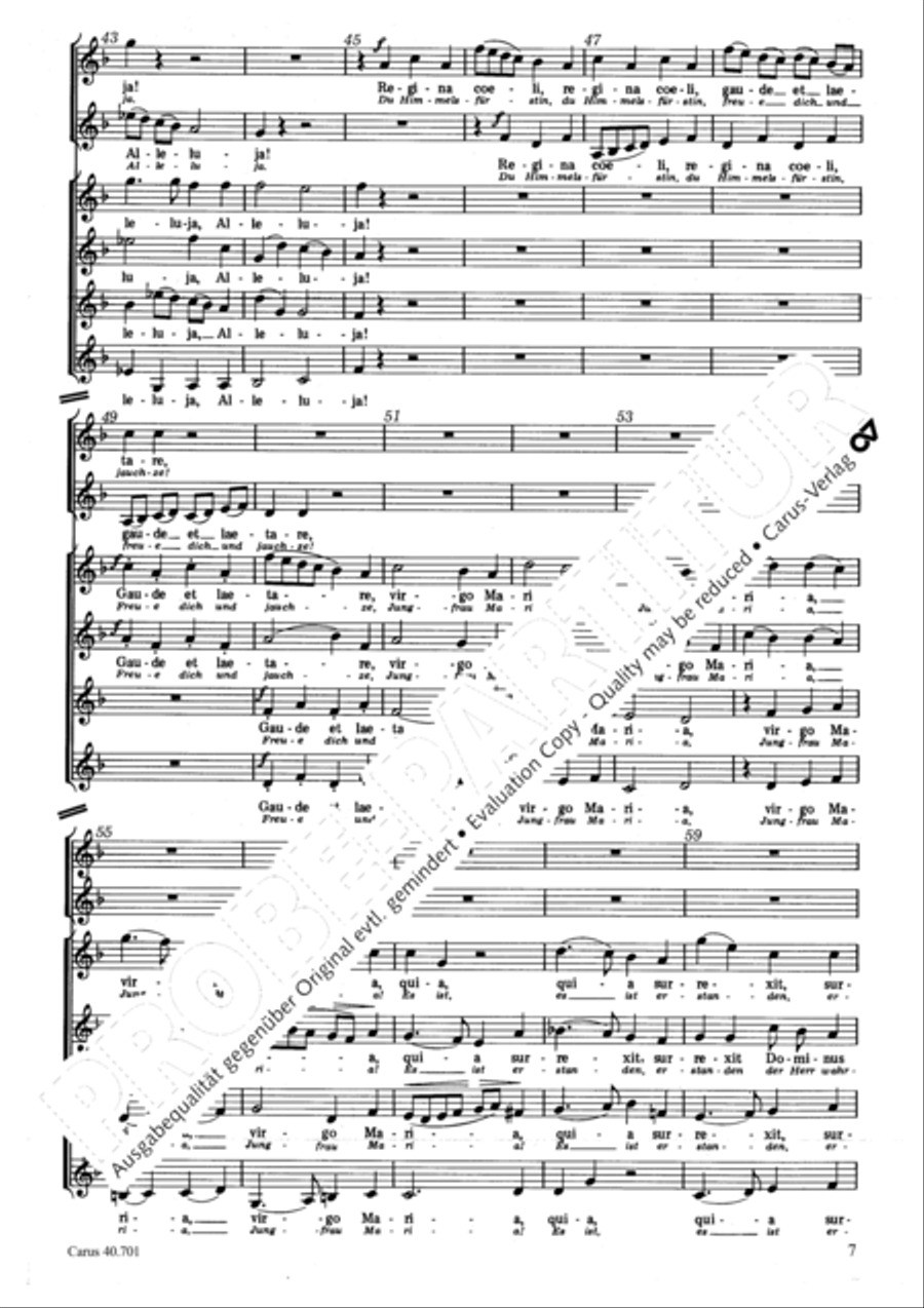 Drei geistliche Chore Choir scores gallery preview page 8