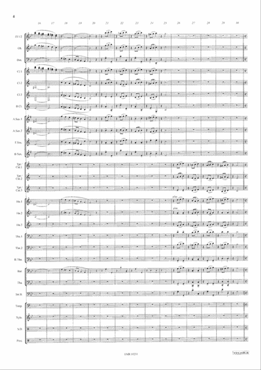 The Four Seasons The Four Seasons Concert Band scores gallery preview page 5