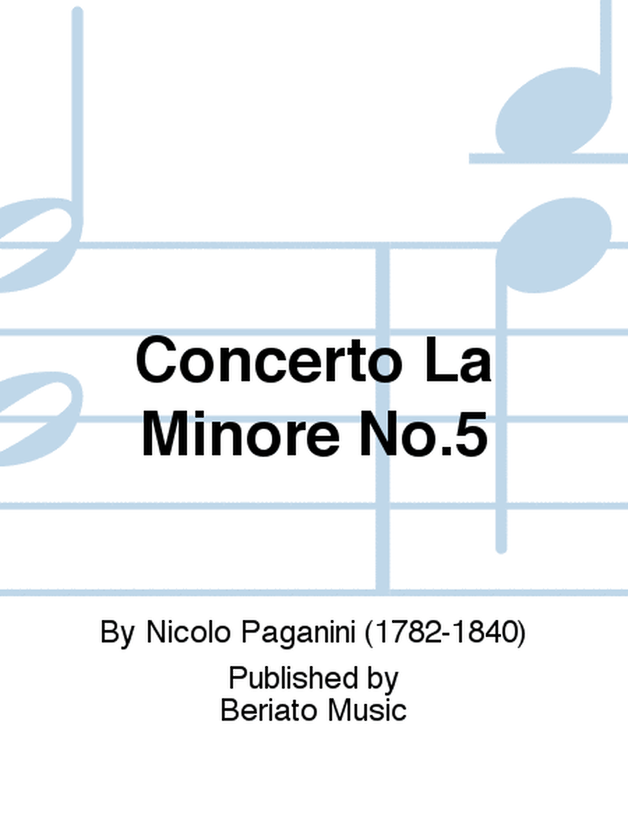Concerto La Minore No.5