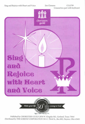 Book cover for Sing and Rejoice with Heart and Voice