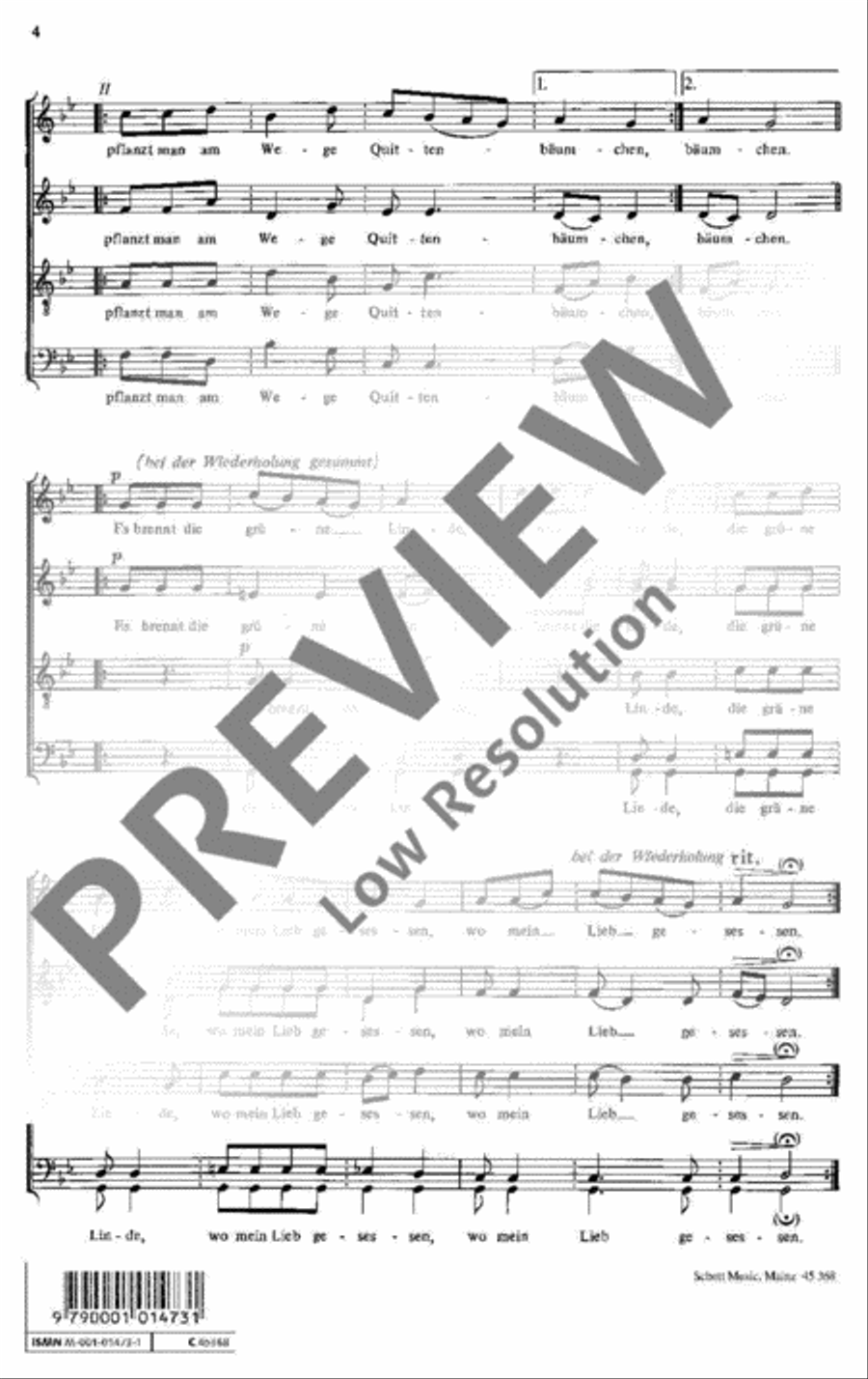 3 Balkanlieder Mixed Choir scores gallery preview page 5