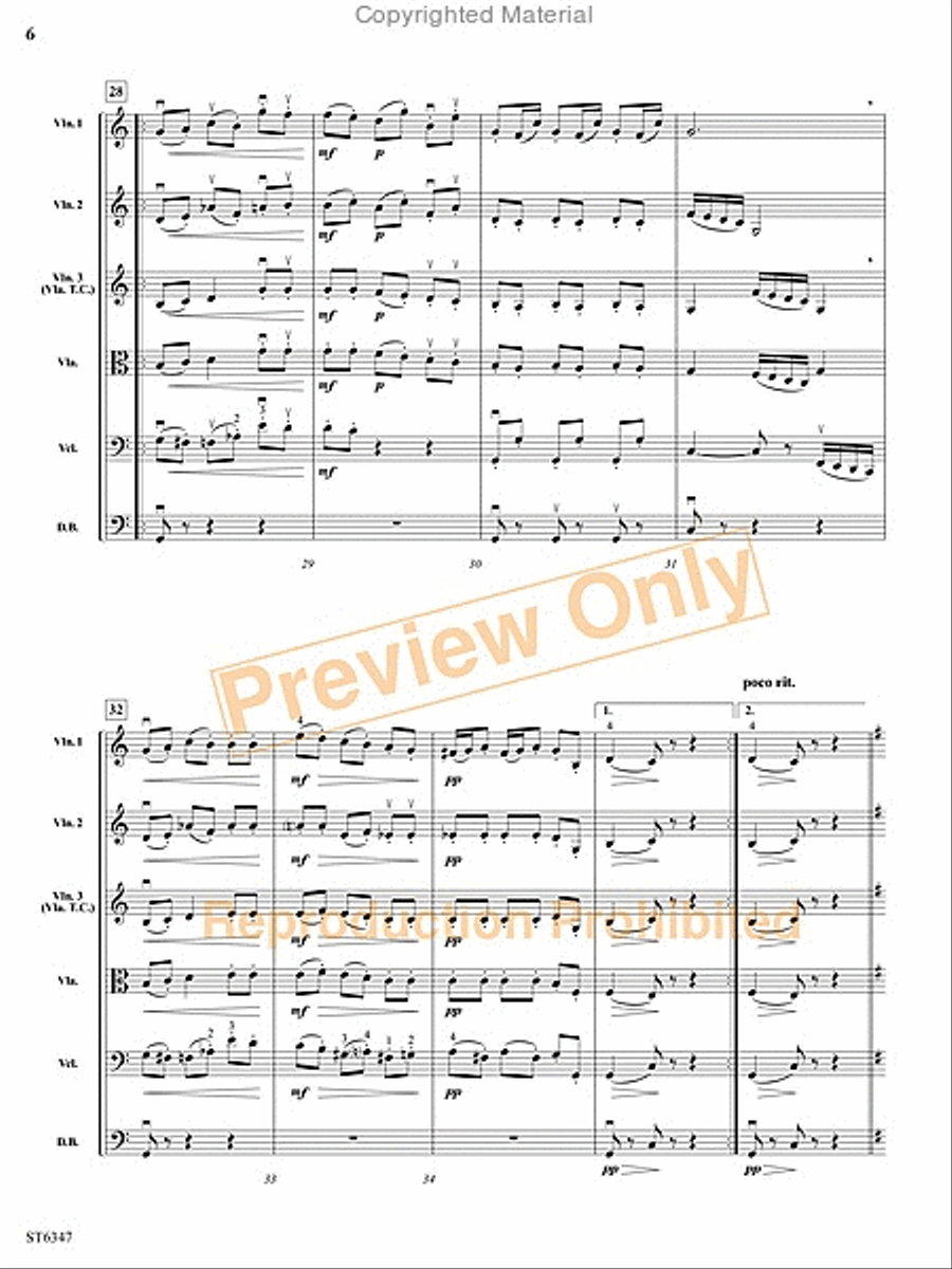 Minuetto String Orchestra scores gallery preview page 7